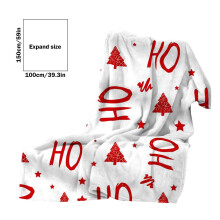 Coperta natalizia in flanella stampata Cailmei, nuova coperta per pisolini in ufficio, coperta in pile, coperta per gambe, calda coperta per divano,