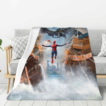 Hämähäkkimiehen fleecehuopa, erittäin pehmeä ja kodikas heittopeitto, lasten vuodevaatteet - erittäin pehmeä, 125 cm x 102 cm