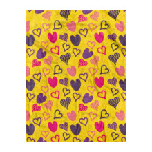 Manta decorativa de franela para el Día de San Valentín de XIUH Home Textile, manta para aire acondicionado, manta para colgar (F)