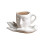Ceramic Top Coffee Mug with Plates and Spoon 2