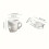 Ceramic Top Coffee Mug with Plates and Spoon 1