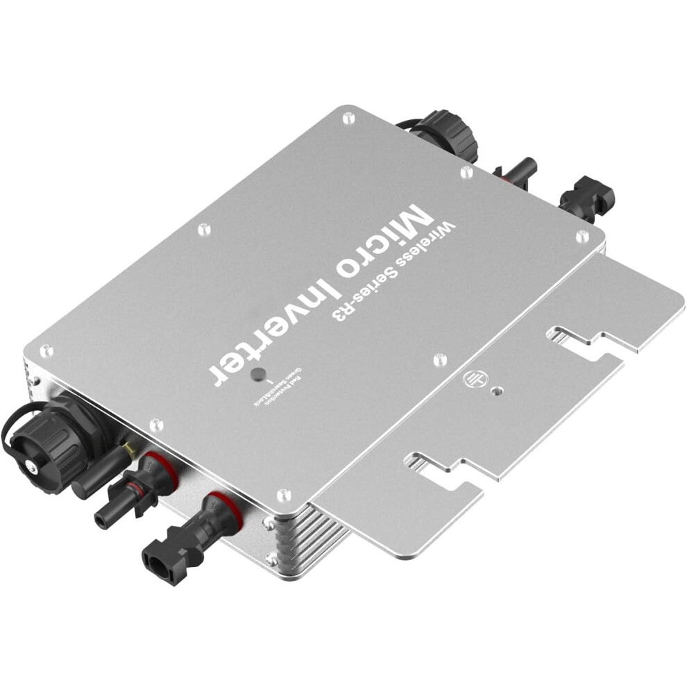 Solar Micro Inverter With Mppt, 600W Grid Tie, Waterproof Ip65, Smart App Monitoring, Wvc600 9164114611581