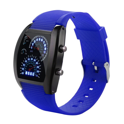 Ανδρικό ρολόι Quartz Premium με φως LED και Turbo ταχύμετρο – Ευγενής σχεδιασμός, ακριβής