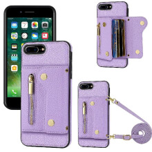 Etui til kompatibel med iPhone 7Plus/8Plus Mini Rygsæk Lang Strop Letvægts Stor Kapacitet Kortpladser