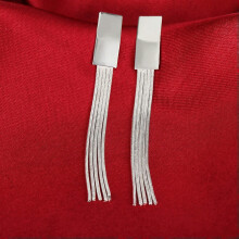 RSAMD925 Sterling Silber Charms Kettenohrstecker für Damen süßes Hochzeitsgeschenk