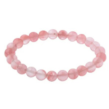 RSAMD Naturstein-Armbandset aus Lava-Onyx, Howlith-Jaspis und Perlen – Reiki-Chakra-Schmuck – Rosa