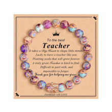 Cailmei Liebesanhänger-Armband, Perlenarmband, Weihnachtsgeschenkkartenarmband, Einheitsgröße