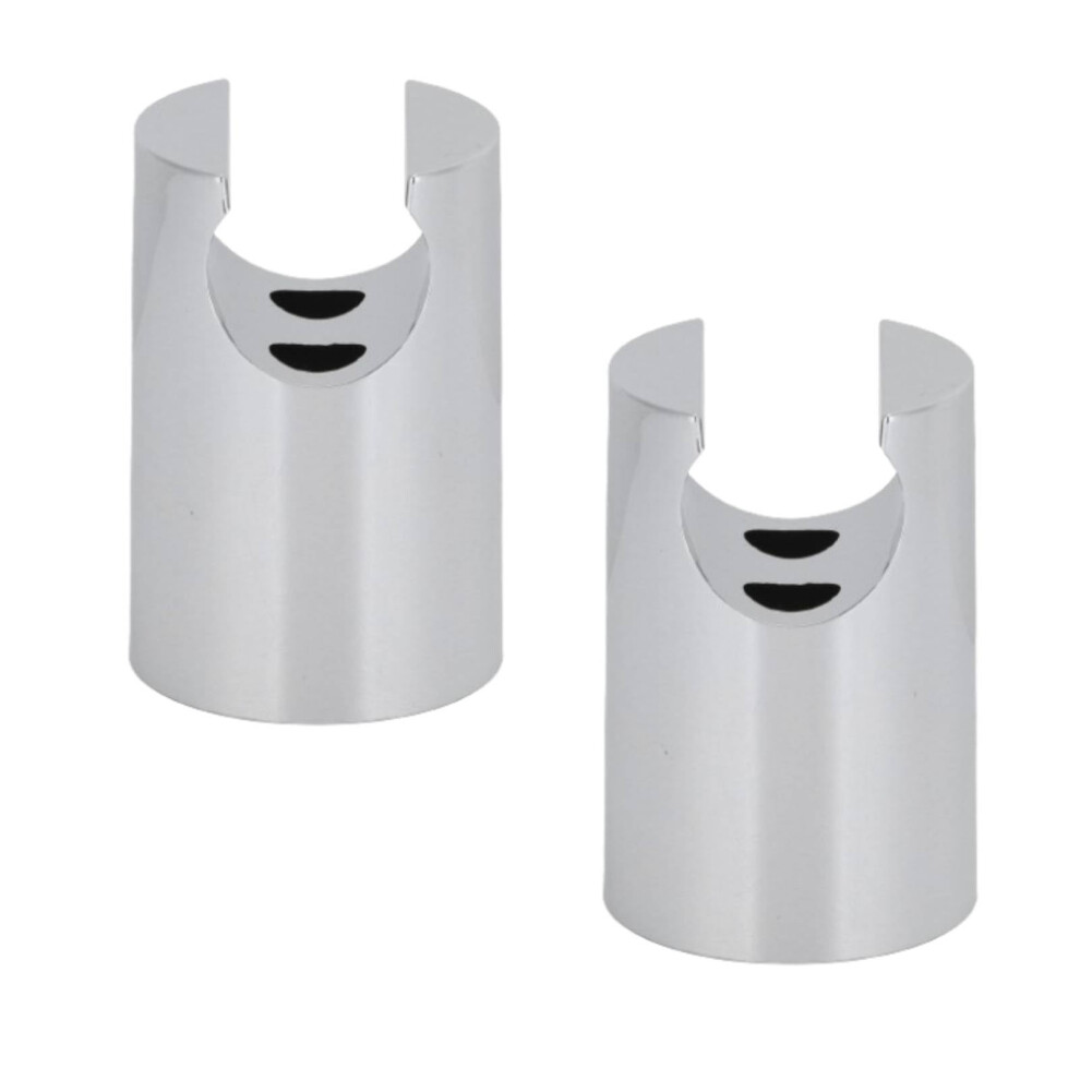 2 Pack Shower Head Holder Wall Mount Bracket With Screws For Handheld Shower, White 9164114612229