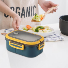 Lounasrasia toimistotyöntekijöille mikroaaltouunin lämmitys erityinen bento-laatikon väliseinä riisillä lounasrasia tuoreena säilyvä laatikko