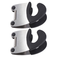 4 PCS Stainless Steel Pan Soup Spoons Kitchen Utensils Rest Cli Cooking Holder
