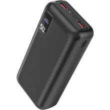 Power Bank 50000mAh 22.5W Carga rápida Cargador portátil USB-C Carga rápida con 3 salidas y 2 entradas Pantalla LED grande