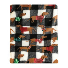 Flanelldecke für zwei Personen – Warme Kuscheldecke für Zuhause, Büro, Paare, Frauen – Weiche, gemütliche Steppdecke für kühle Tage
