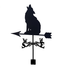 Stainless Steel Weather Vane Ornament, Corrosion Resistant Wind Direction Indicator for Garden Roof