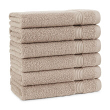 Ručníky na ruce, balení 6 kusů, barevné varianty, 600 g/m², 16x28, měkké bavlněné ručníky