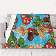 Mickey Mouse fleece tæppe, super blødt og hyggeligt tæppe, til mænd, kvinder, ældre og børn. Sengefunktioner - super blødt, 60"x50"