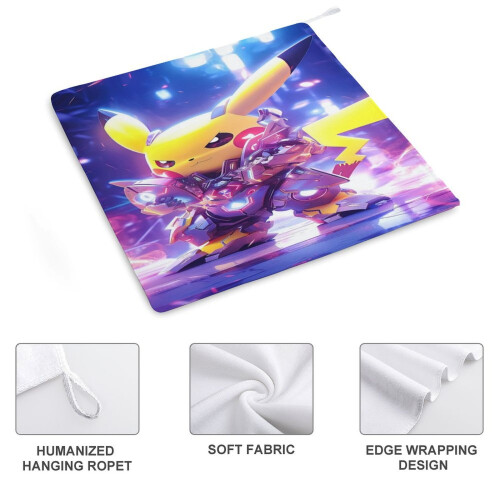 Πετσέτες Pikachu για το μπάνιο, Βαμβακερές πετσέτες προσώπου μαλακές απορροφητικές 2