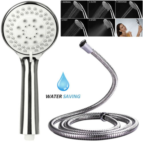 Multifunctionele handdouche met waterbesparende riem en slang van 1,5 meter. 1