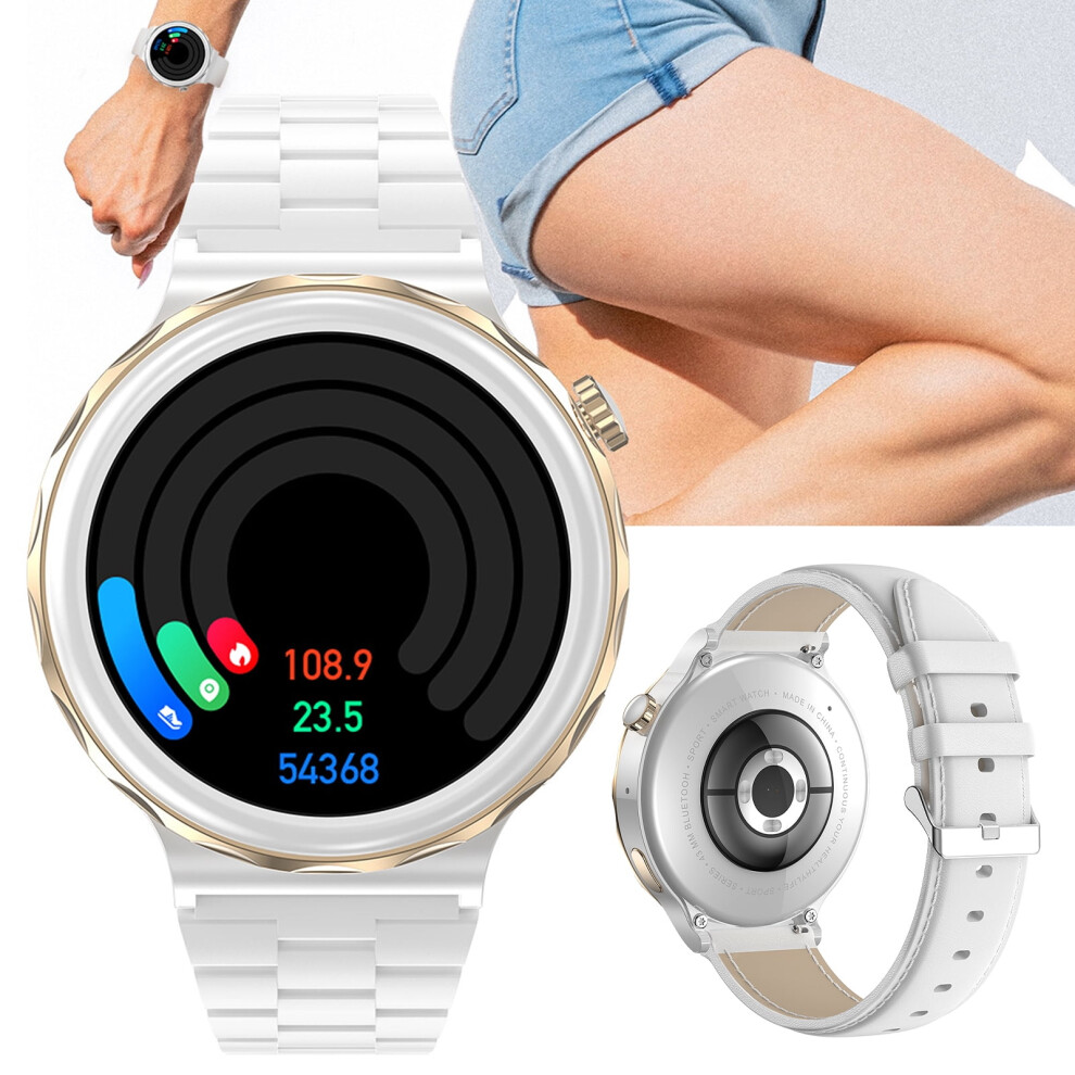 Susuchens Amoled Smart Wristwatch Multifunctional Nfc Access Card Ip68 Waterproof Fashion Sports Bt Calling Smart Watch For Daily Wear Silver 9395123494838