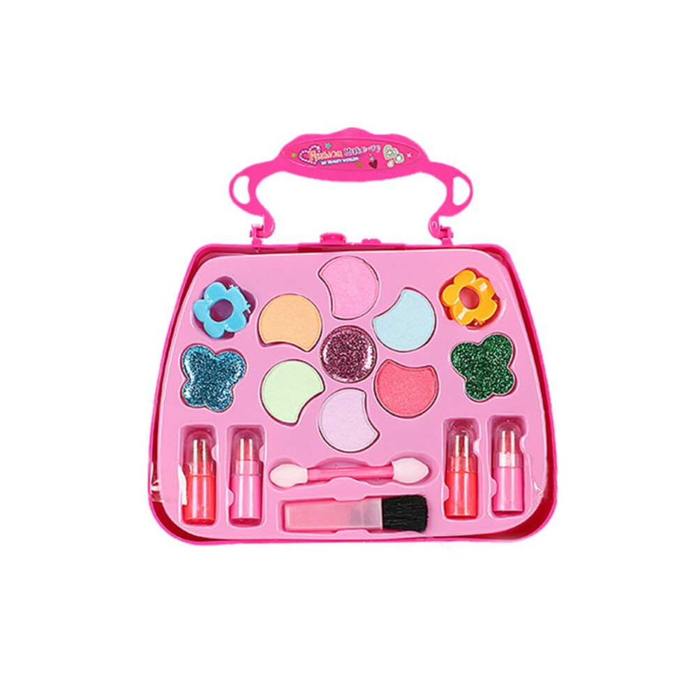 Zonghan Children Non Toxic Cosmetics Beauty Toys Pretend Play Girls Princess Makeup Box Set 3D Handbag Single