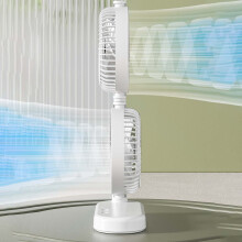 Lmueinov Desk Fan Rechargeable Tower Fan 2 IN 1 with Horizontal Rotation, USB Operated, Indoor & Travel Use, Compatible with...