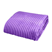 Avtoify Flannel Blanket Soft Warm Cozy Bed Blanket Plush Sofa Throw Blanket Purple