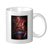 Stranger Things Comics Mug Coffee Cup For Cocoa, Tea, Beverages | Holds 12 Ounces Ceramic Camper Mug Small Coffee Cup