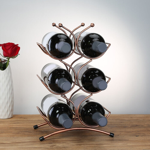Branch Shaped Rack Iron Art Wine Display Rack 1