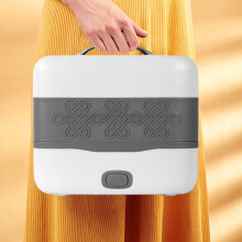 Offre spéciale Saint-Valentin LOOPSUN ! Boîte à lunch électrique 2 L, 110 V avec poignée, chauffe-plats portable, idéale pour la maison,