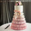 Zriyin6Tiers Γύρος Macaroon Tower Stand Τούρτα Display Rack για Γάμο και Γενέθλια 8