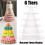 Zriyin6Tiers Γύρος Macaroon Tower Stand Τούρτα Display Rack για Γάμο και Γενέθλια 3