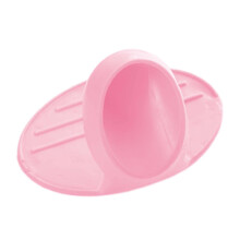 DOMELAY Lot de 2 maniques de cuisine en silicone rose, pour le four et les casseroles.