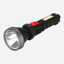 Rea på sport och friluftsliv! LED-ficklampa för utomhusbruk, långsiktig snabbladdning, bärbar ficklampa med sidoljus, ficklampa, present till