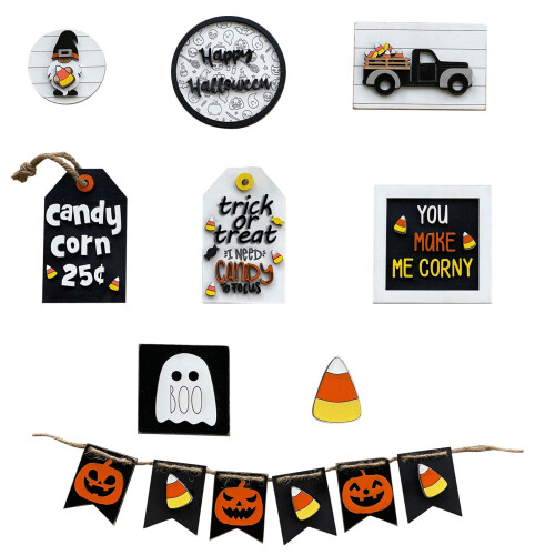 Διακοσμήσεις για το Halloween Εσωτερικού/Εξωτερικού Χώρου, Κατασκευές σε Δίσκους με 1