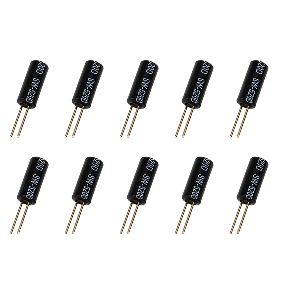 10Pcs Sw520d Vibration Switch Vibration Sensor Metal Ball Tilt Shaking Switch 9395123696720