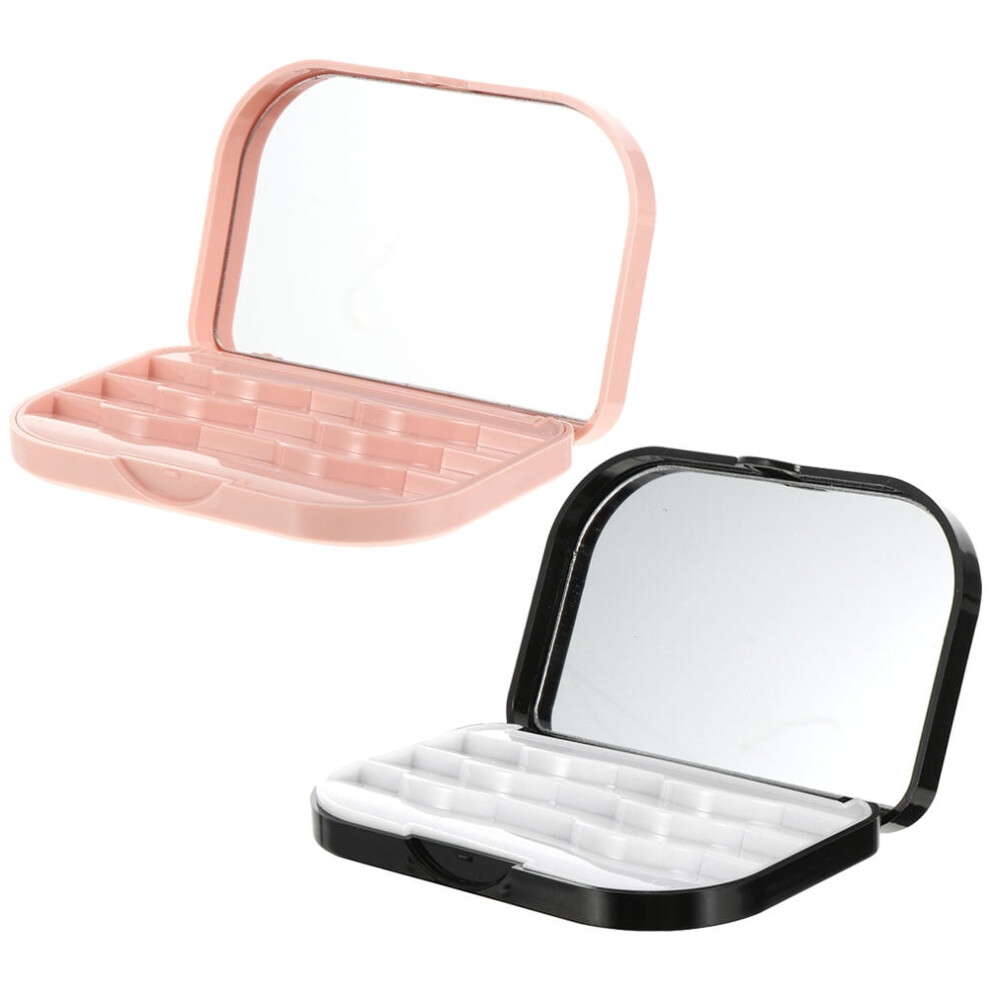 2pcs Eyelash Storage Cases Eyelash Packaging Boxes False Lash Storage Container