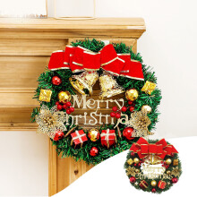 Karymi Weihnachtskranz, handgefertigte Girlande für Haustür, Fenster & Wand, Familiengeschenk - Kompatibel mit Karymi