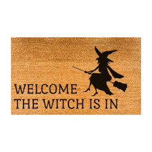 Tapis d'entrée imprimé Halloween, antidérapant et absorbant, pour intérieur et extérieur, compatible avec la décoration automnale.