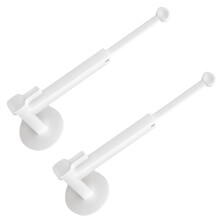 Lot de 2 crochets pour support de routeur, crochets en peluche, cintres pour décorations ménagères, supports pour manteaux lourds et supports
