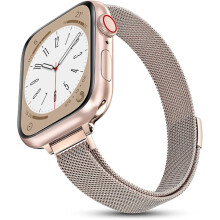 Milanese Loop-band compatibel met Apple Watch 38mm, 40mm, 41mm, 42mm, 44mm, 45mm en 49mm, slanke iWatch-band voor Series 3, 4, 6SE, 7, 8Ultra,