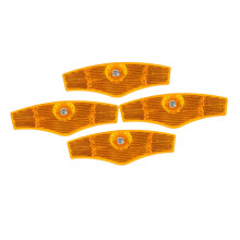 Bike Wheel Reflectors for Night Riding, Easy Tool Install, Durable AllWeather Cycling Safety Set