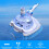 Myriann Pool Vacuum Head Brush Automatic Pool Cleaner Pools, ABS, White/Blue 2