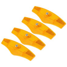 4pcs Bicycle Wheel Reflectors for Night Safety Easy Installation Bright Cycling Spoke Reflectors