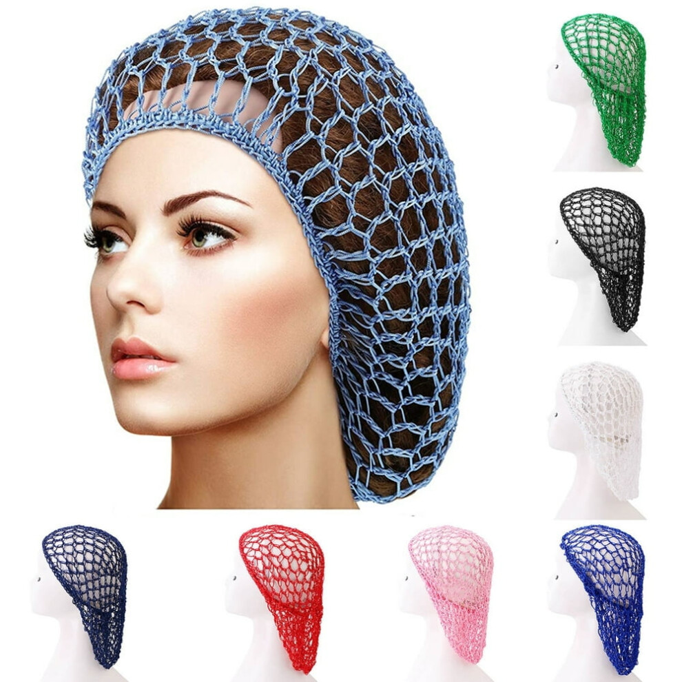 Unisex Cheers.us Mesh Hair Net Rayon Headbands, Thick Short Long Hairnet For Sleeping, Crochet Hairnet, Hair Covers Ornament, Compatible With Daily Use