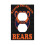 Bears Switching Lights Single Leather Roman Frame Switch Panel Wall Panel Single Double/Pull Light Switch 1