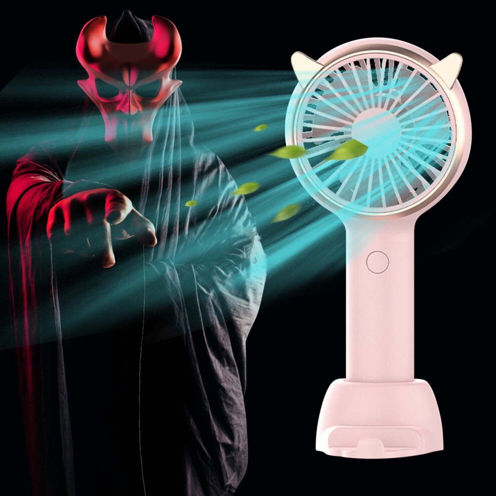 2024 Fan Cute Handheld Small Fan Mini Portable Usb Rechargeable Student Dormitory Black 9071309641400