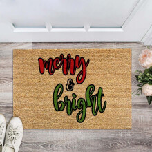 lulshou 40*60cmChristmas Bedroom Decoration Carpet Red Santa Claus Living Room Tea Table Sofa Mat Porch Mat, Christmas Decorations, Christmas Gifts