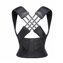 Posture support, shoulder support, body splint, bad back, lumbar, men, women, popular black M black M