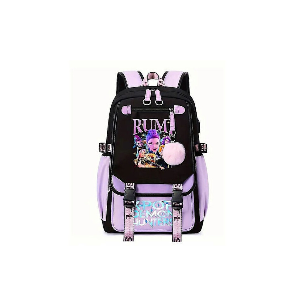 K-Pop Demon Hunters Anime Backpack Cute Cartoon Bag for Students[YJD]