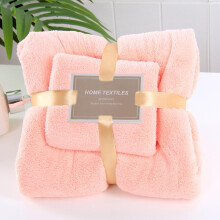 Lot de 2 serviettes de bain extra-douces et surdimensionnées, en microfibre velours corail hautement absorbantes - Multi-usages pour le bain, le