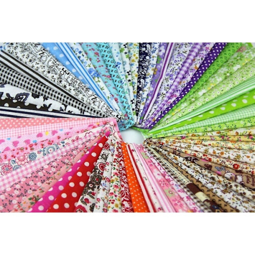 Fabric Pieces Patchwork Crafts Cotton Material Package 2